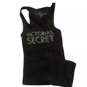 Victoria’s Secret Black Tank With Bling